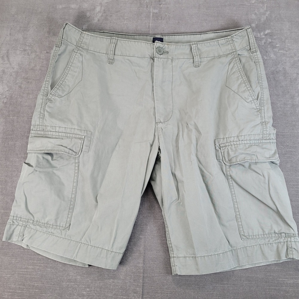 Gap Y2K Men Cargo Shorts Khaki Green Size‎ 38 Casual Outdoor